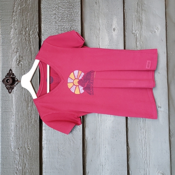 LIFE IS GOOD Crusher Vee Happy Trails T-Shirt XS - Picture 3 of 9